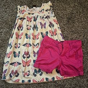 🦋 Dress & Magenta Shorts 🦋